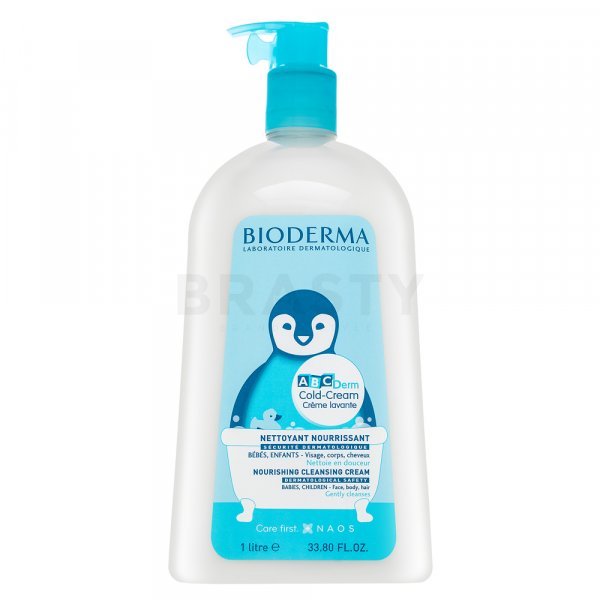 Bioderma ABCDerm Cold-Cream Crème Lavante Tápláló védő tisztító krém gyerekeknek 1000 ml