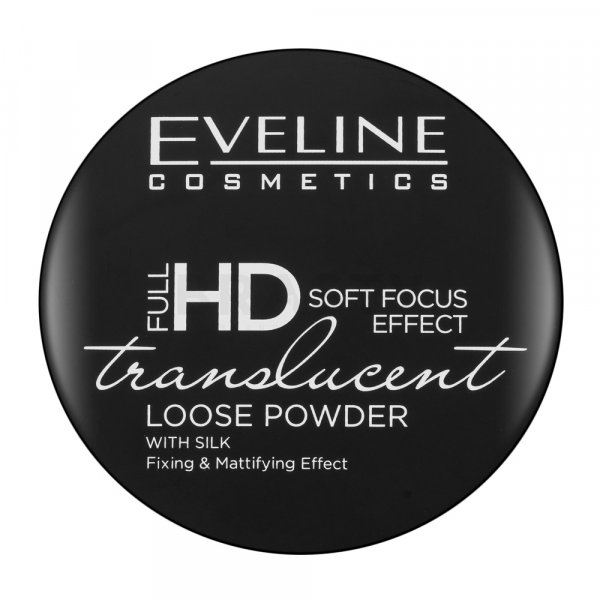 Eveline FullHD Soft Focus Translucent Loose Powder transparens púder az egységes és világosabb arcbőrre 6 g