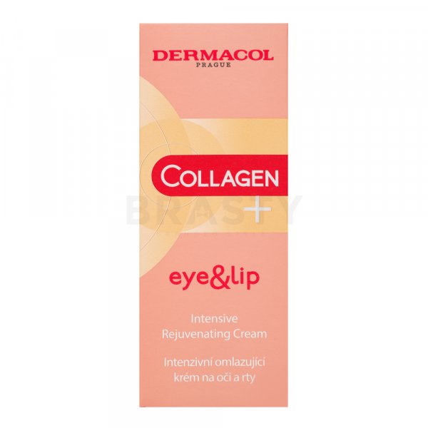 Dermacol Collagen+ világosító és fiatalító krém Eye & Lip Intensive Rejuvenating Cream 15 ml