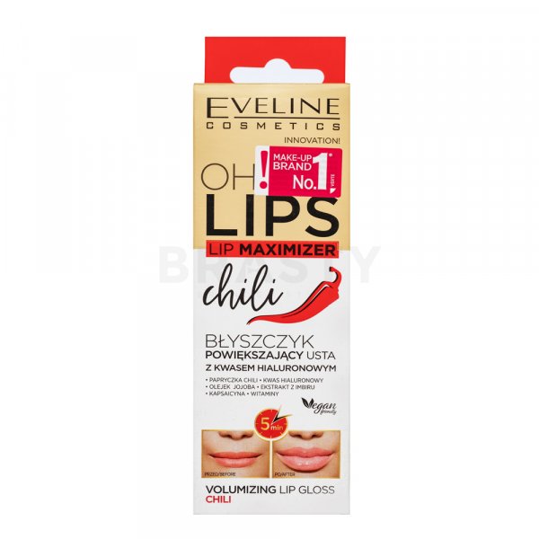Eveline Oh My Lips Lip Maximizer ajakfény volumen növelésére Chilli 4,5 ml