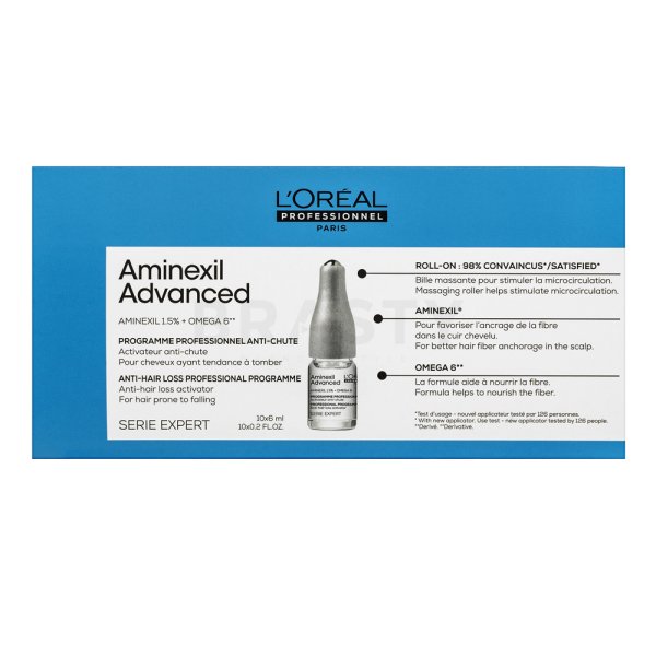 L´Oréal Professionnel Série Expert Aminexil Advanced Anti-Hair Loss Professional Programme hajkúra hajhullás ellen 10 x 6 ml