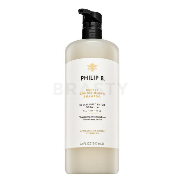 PHILIP B African Shea Butter Gentle Conditioning Shampoo tisztító sampon mindennapi használatra 947 ml